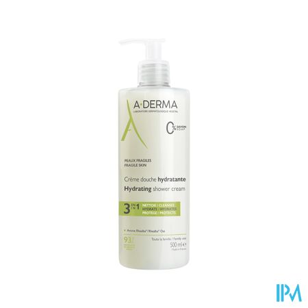 Aderma Indisp.douchecreme Hydraterend 500ml