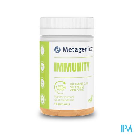 Immunity Mandarijn Gummies 60 Metagenics