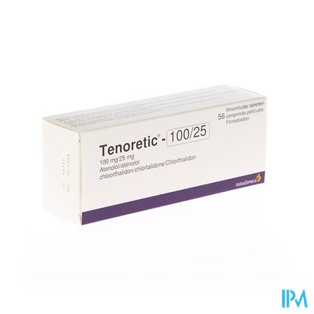 Tenoretic 100mg/25mg Comp 56