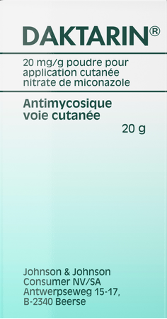 Daktarin Pulv Derm 1 X 20g 2% 5