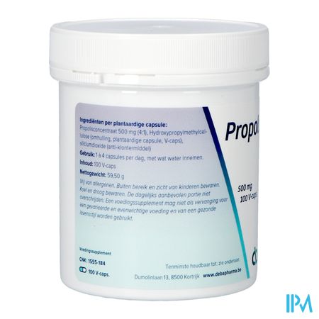 Propolis Caps 100x500mg Deba 5