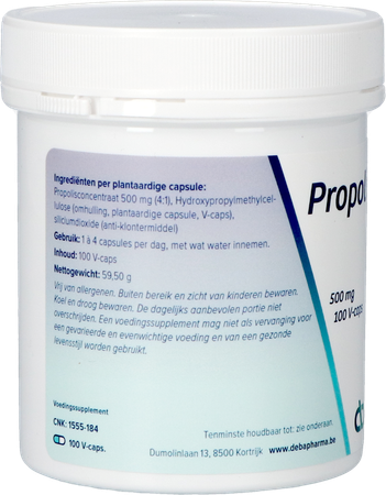 Propolis Caps 100x500mg Deba 5