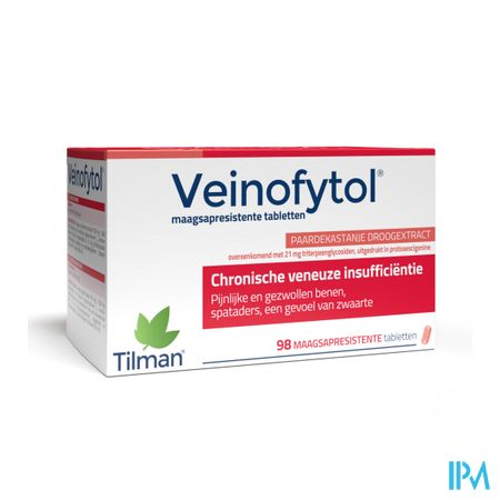 Veinofytol Maagsapresist Tabl 98x50mg