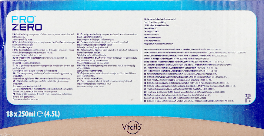 Prozero Chocolat 18x250ml 4
