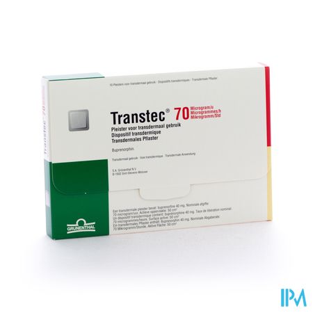 Transtec 70,0mcg/h Patch 10