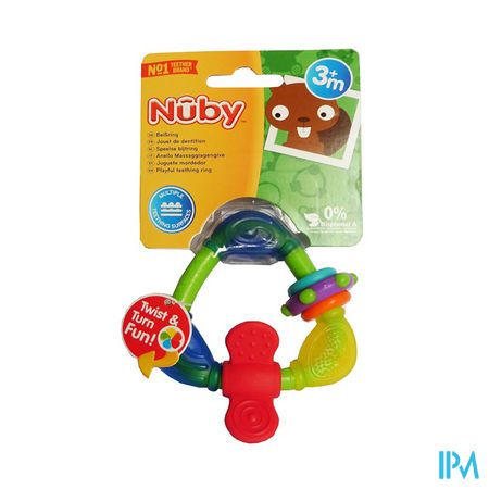 Nuby Triangle de dentition rigide et souple - 3m+