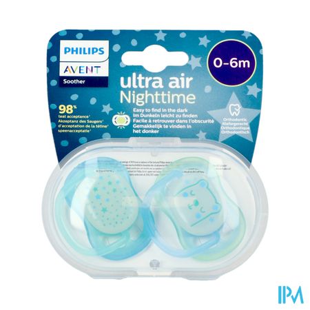 Philips Avent Fopspeen +0m Air Night Mix