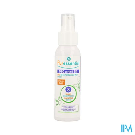 Puressentiel Deo Spray Bio 3 Huiles Ess. 50ml