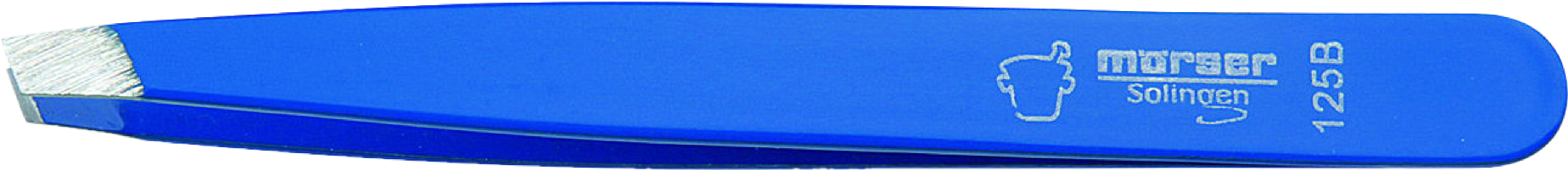 Morser Epileerpincet Schuin Blauw Inox 125b 1