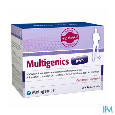 Multigenics Men Pdr Sach 30 7286 Metagenics