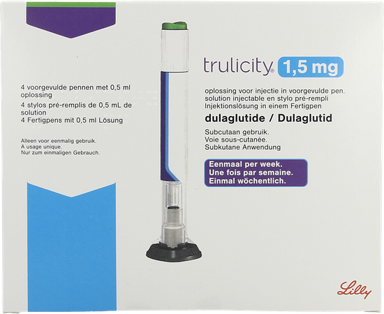 Trulicity 1,5mg Abacus Sol Inj Voorgevulde Pen 4 5