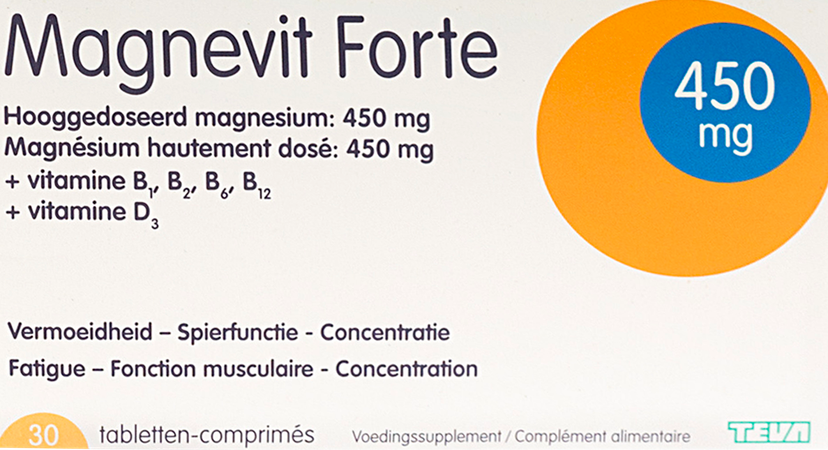 Magnevit Forte 450mg Tabl 30 1