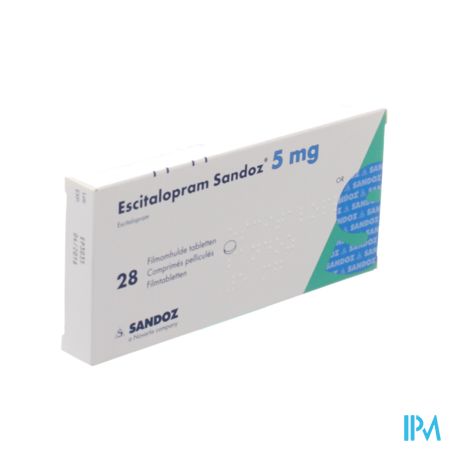 Escitalopram Sandoz 5mg Filmomh Tabl 28