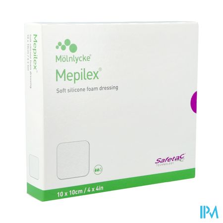 Mepilex Schuimverb Sil Abs Ster 10x10cm 5 294100