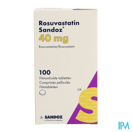 Rosuvastatin Sandoz 40mg Filmomh Tabl 100 Hdpe 3