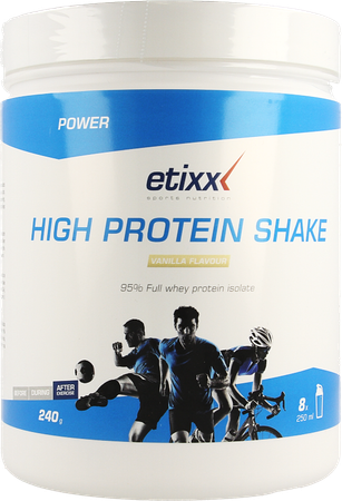 Etixx High Protein Shake Vanilla Pdr 240g 1