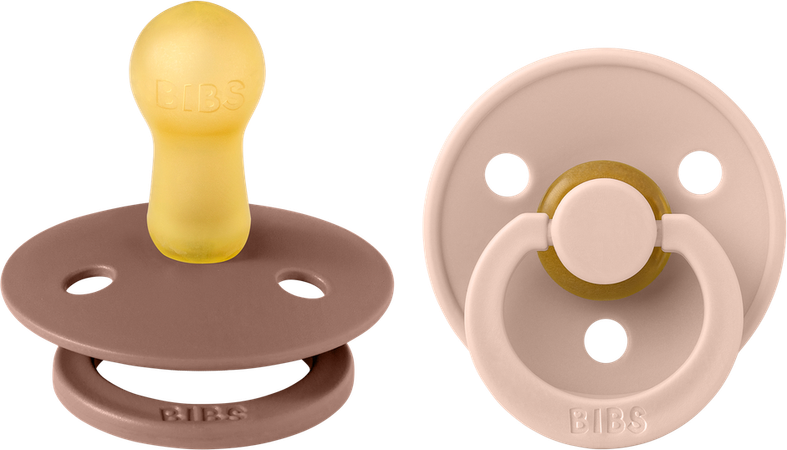 Bibs 2 Fopspeen Duo Woodchuck Blush 2