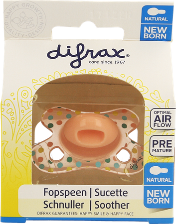 Difrax Fopspeen Natural Newborn 17