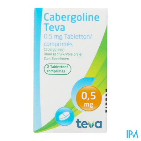 Cabergoline Teva Comp 2 X 0,5mg