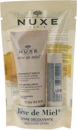 Nuxe Reve De Miel Stick Levres 4g + Cr Mains 30ml 1