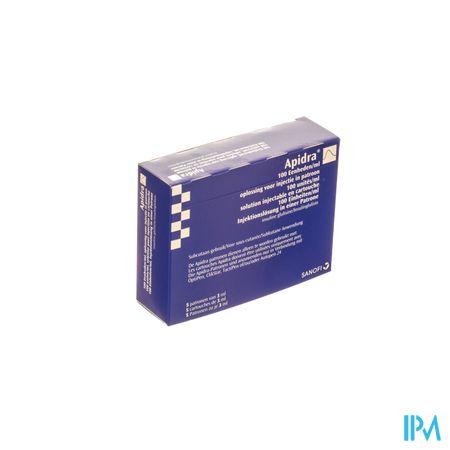 Apidra 100 U/ml Cartouche Patronen 5x3 ml 1500 U