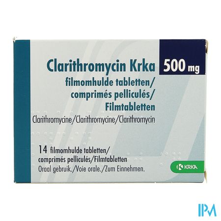 Clarithromycin Krka 500mg Comp Pell 14 X 500mg 1
