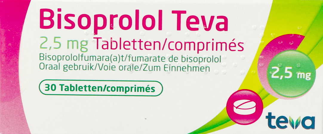 Bisoprolol Teva 2,5mg Tabl 30 1