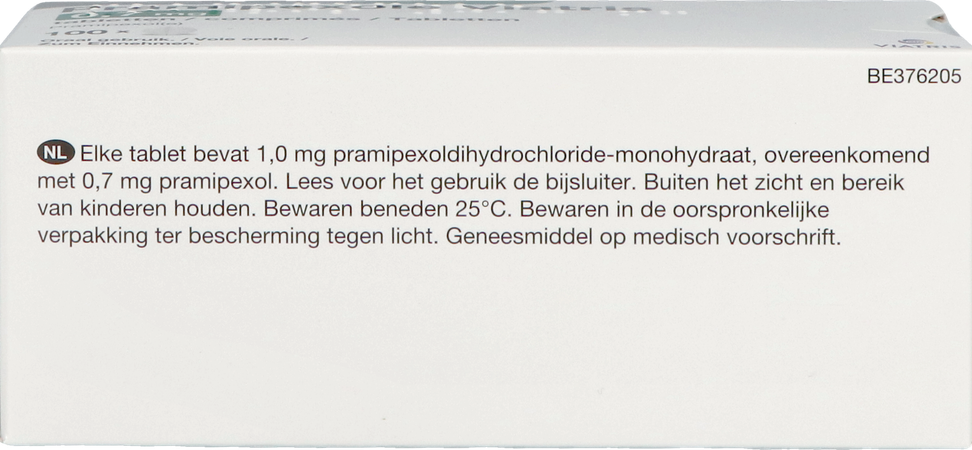 Pramipexole Viatris 0,7mg Tabl 100 6