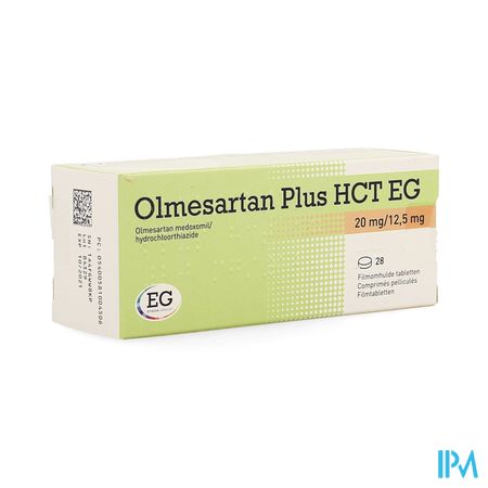 Olmesartan Plus Hct EG 20Mg/12,5Mg Comp Pell  28