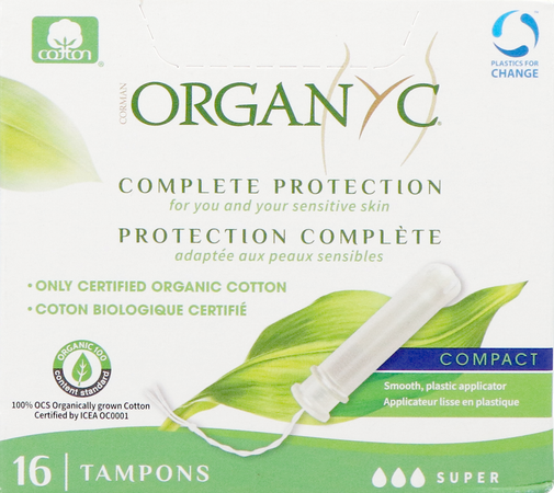 Organyc Tampon Compact Super Bio Katoen 16 1