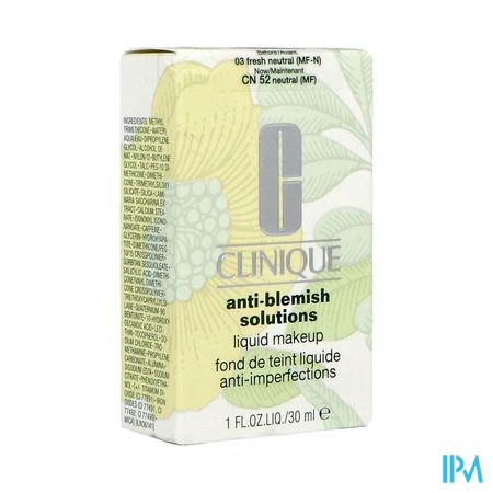 Clinique Acne A/blemish Solut. Fresh Neutral 30ml