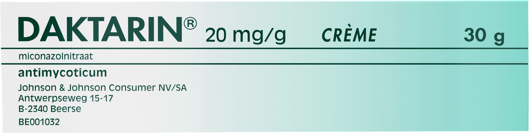Daktarin Creme Derm 1 X 30g 2% 2