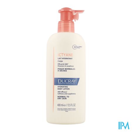 Ducray Ictyane Melk Hydra Lichaam Fl.pompe 400ml 1