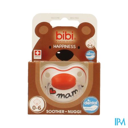 Bibi Fopspeen Hp Dental I Love Mama 0-6m