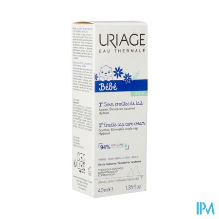 Uriage Bb Soin Croutes De Lait Creme Tube 40ml