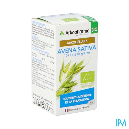 Arkogelules Avena Sativa Bio Caps 45