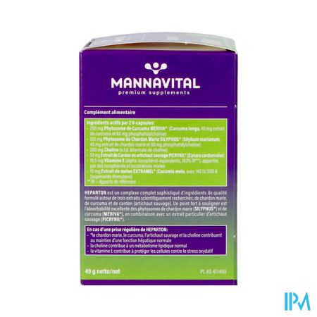 Mannavital Heparton V-caps 60 1