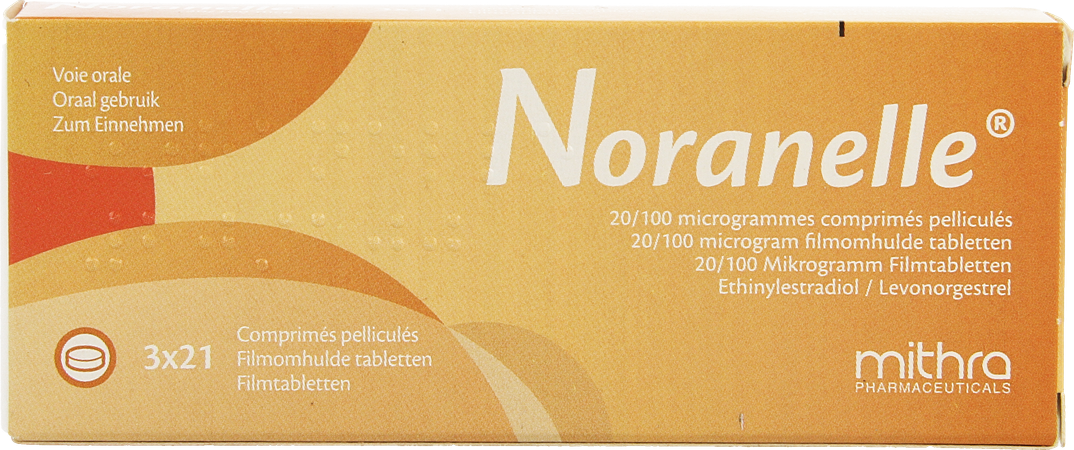 Noranelle 20/100mcg Filmomh Tabl 3 X 21 2