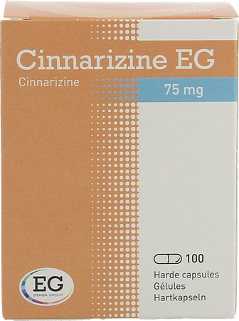 Cinnarizine EG Caps  100 X 75 Mg 1