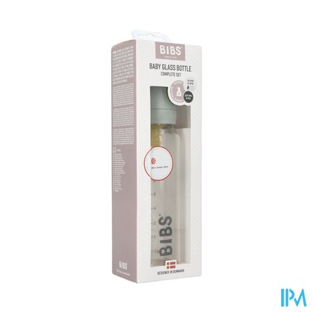 Bibs Biberon Verre 225ml Set Complet Sage