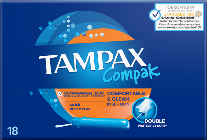 Tampax Compak Super Plus Tampons 18 1