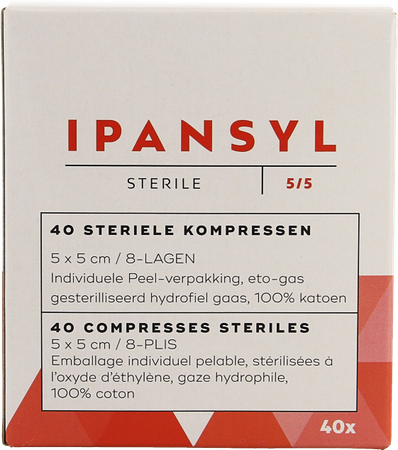 Ipansyl 1 Cp Ster 8pl 5,0x 5,0cm 40 1