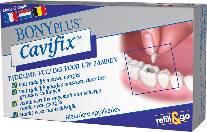 Bonyplus Cavifix Tijdelijk Vulmateriaal Tanden 7g 3