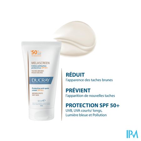 Ducray Melascreen Creme A/taches Spf50+ 50ml 13