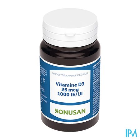 Vitamine D3 25mcg/1000 Ie Softcaps 180 Bonusan 3