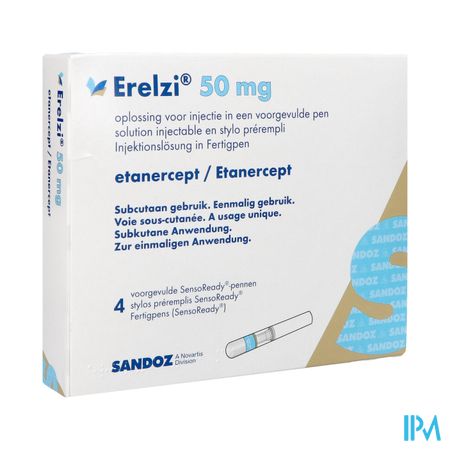 Erelzi 50mg/ml Opl Inj Voorgevulde Pen 4