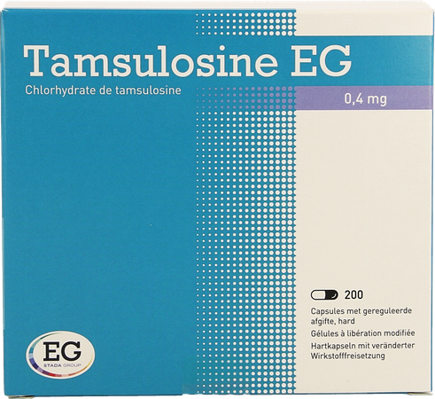 Tamsulosine EG Caps Gereguleerde Afgifte 200X0,4Mg 1