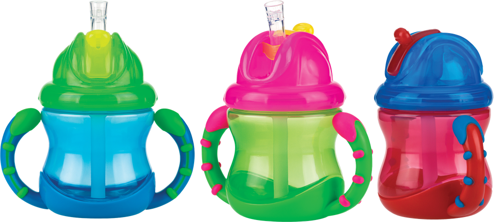 Nuby Flip-it A/lekbeker Handvat 240ml 12m+ Groen 3