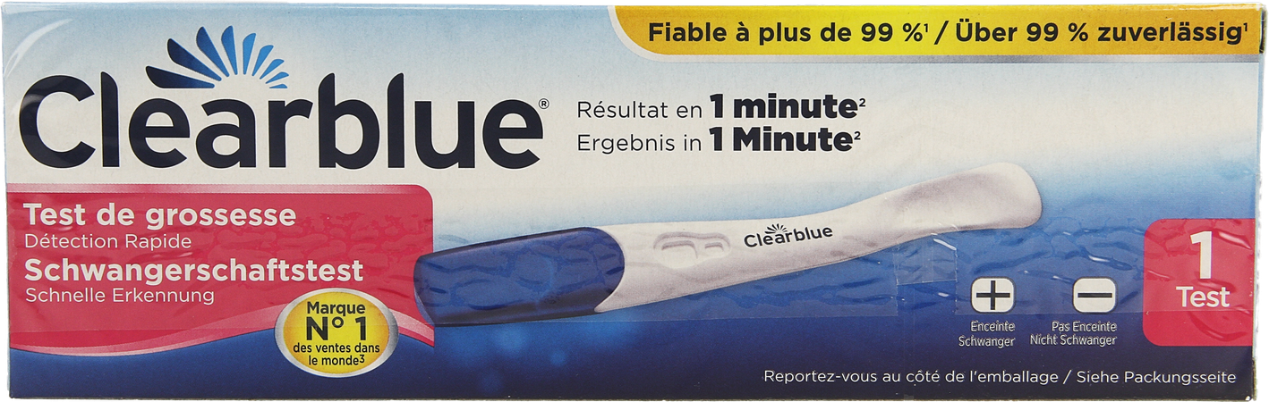 Clearblue Plus Test Grossesse 1 4