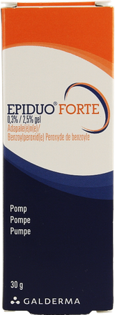 Epiduo Forte 0,3% - 2,5% Gel Pompe 30g 3